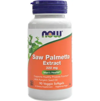 Přírodní produkt Now Foods Saw palmetto extract 320mg 90 kapslí