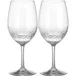 Skleničky na víno Brunner Wineglass Hammered - 2ks Barva: průhledná