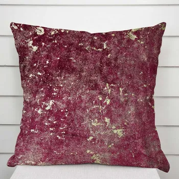 Povlak na dekorativní polštářek Sametový povlak na polštář Isabela IBL-006 Gold Design vínový 45x45 cm - SKLADEM