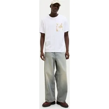 Pánské tričko Jack & Jones T-Shirt Split 12272995 Bílá Regular Fit M