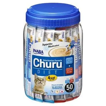Krmivo pro kočku Churu Cat Vet Diet Purée Tuna&Chicken Varieties 50x14g
