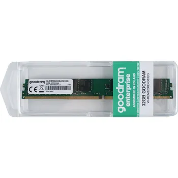 Operační paměť Paměť RAM 1x 16GB GoodRAM ECC UNBUFFERED DDR4 2Rx8 3200MHz PC4-25600 UDIMM | W-MEM3200E4D816G