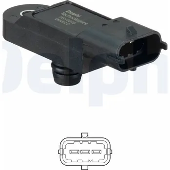 Čidlo automobilu Senzor tlaku sacího potrubí DELPHI PS10210