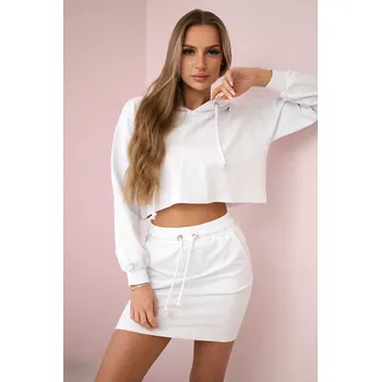 Set mikiny se sukní bílé Kesi šedá 3107771