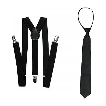 Kravata Letní sada 20. léta černá Kravata Šle Gangster