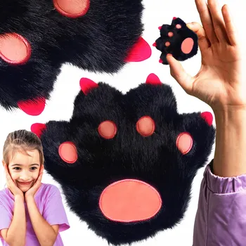 plyšák Plyšová tlapka polštář plyšová hračka chlupatá velká