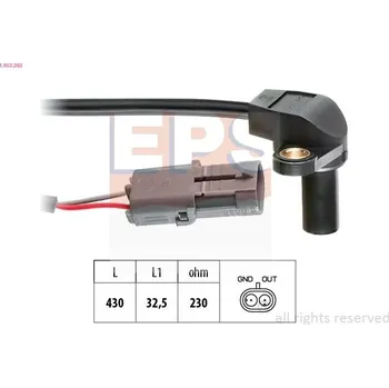 Kliková hřídel Senzor, otáčky motoru EPS 1.953.202