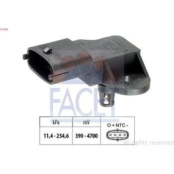 Čidlo automobilu Senzor tlaku sacího potrubí FACET 10.3092
