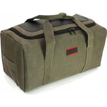 Pánská cestovní taška vojenská 54L olivová, odstíny vojenské zelené a hnědé