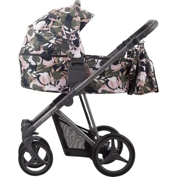 Kočárek Bebetto Kombinovaný Kočárek Flavio 2v1 Flowers 01