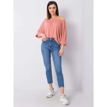 Oblečení a móda Jeans trousers-336-SP-970.35P-blue RUE PARIS modrá 3205547