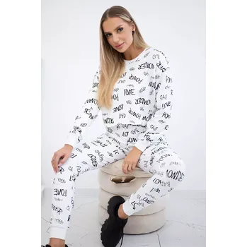 Sada s bílými nápisy Kesi bílá 3086662