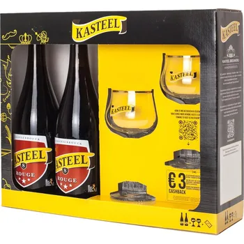 Dárkový potravinový koš Kasteel-Rouge dárková sada 2x 0,7 l