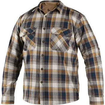 Pánská košile CXS Pánská flanelová košile TIM, modro-žlutá vel.45/46