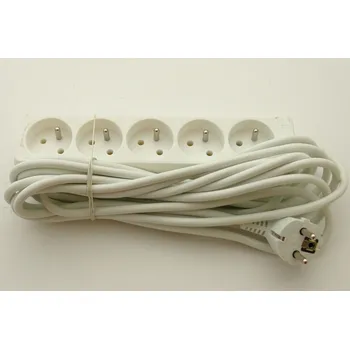 Prodlužovací kabel Emos P0515 Prodlužovák 5 zásuvek 5 m ~250 V/10 A