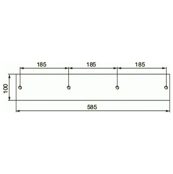 Zadní světlomet Plaz zadní UW 585x100
