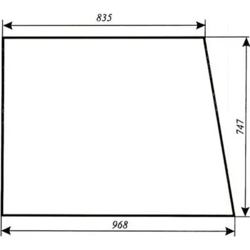 Autosklo Sklo boční 973x752