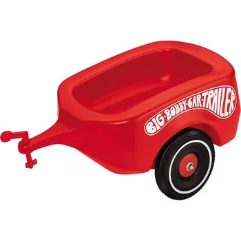 Dětské elektrovozidlo Přívěs k odstrkovadlu - červený