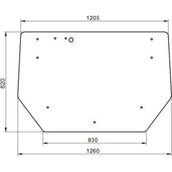 Autosklo 16.369.262 Sklo zadní