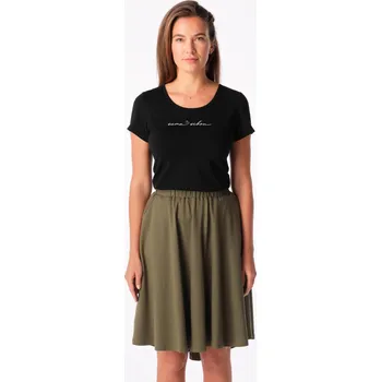 Dámské tričko CityZen - BREDA Dámské tričko černé s potiskem Sama sebou 34