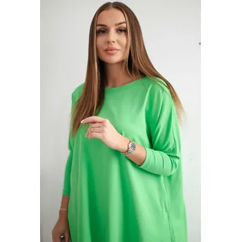 Dámská halenka Halenka oversize světle zelená Kesi světle zelená 3104529