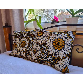 Povlak na dekorativní polštářek Povlak na polštářek velké africké květy