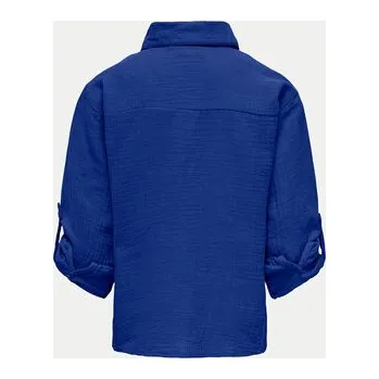 Pánská košile Kids ONLY Košile Thyra 15325764 Modrá Regular Fit 146
