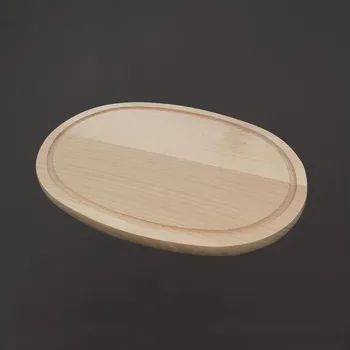 Kuchyňské prkénko AMADEA Dřevěné servírovací prkénko - podnos ovál, masivní dřevo, 30 cm