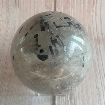 Turmalín v křišťálu koule KO7 ø 5,9 cm, 298 g