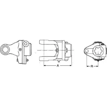 Fitinka La Magdalena T-35 Spojka střižná LF 2 410 Nm 1 3/8" Z=6