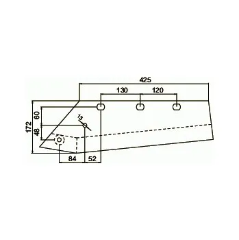 Ostří levé 18" 30 UWS/30/35UW