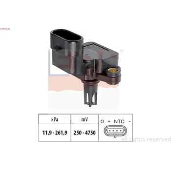 Autoelektrika Senzor tlaku sacího potrubí EPS 1.993.245