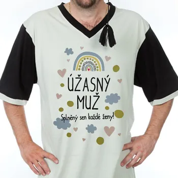 Dámská noční košile Noční košile Úžasný muž - velikost XL, Barva Šedá