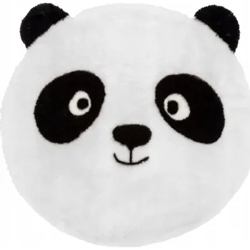 Koberec KOBEREC KULATÝ DĚTSKÝ DEKORAČNÍ 100X1,5 CM PANDA S UŠIMA SMILE