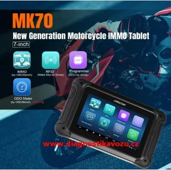 Autodiagnostika MK 70 diagnostika pro motocykly kódování klíčů D-MK70