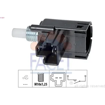 Autoelektrika Spínač, ovládání spojky (řízení motoru) FACET 7.1257