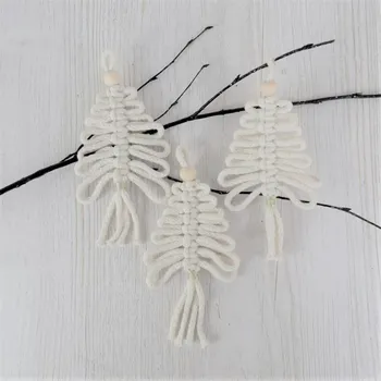 Vánoční dekorace Stromečky (z bavlny)