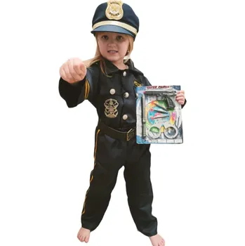 Karnevalový kostým Kostým policajt Velikost: M (122 - 128)