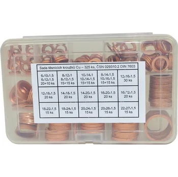 325 KS CU Sada měděných kroužků