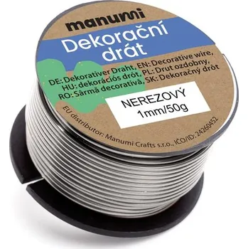 Vázací drát Manumi Nerezový drát 1 mm/50 g