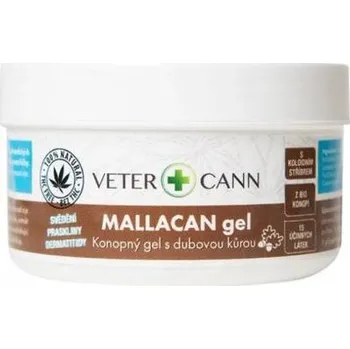 Kosmetika pro koně Veter Cann Mallacan gel s konopím a dubovou kůrou Velikost balení v ml: 100ml