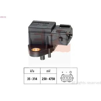 Čidlo automobilu Senzor tlaku sacího potrubí EPS 1.993.116
