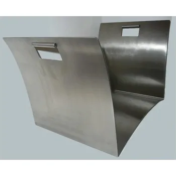 Moderni nerezovy koš na dřevo - Nerez