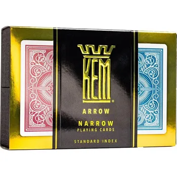 Poker Pokrové karty Kem Paisley Bridge 100% plastové, 2 balíčky