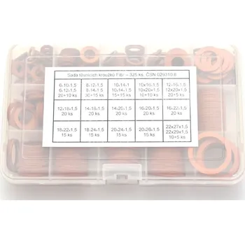 91,08 Sada fíbrových kroužků 325 ks