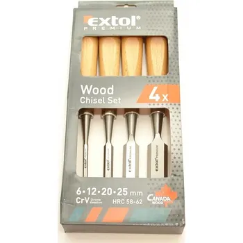 Dláto Extol Premium 8812420 Dláta sada 6-12-19-25 mm