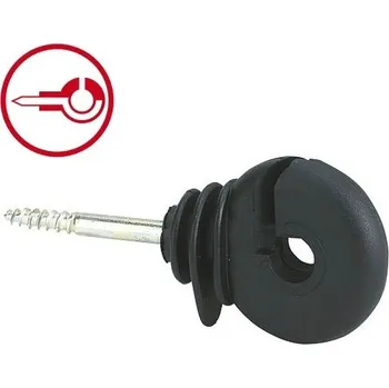 Ohradník 3398 AKO 131 DS Izolátor pro elektrické ohradníky s průchozím vrutem 5,3 mm