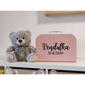 Školní kufřík Dětský kufřík se jménem na přání a datem narození