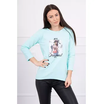 Dámská halenka Halenka s potiskem Original mint Kesi Other 3106000