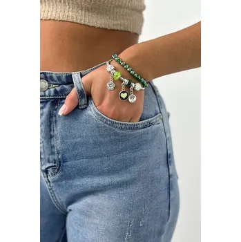 Náramek Náramek Zelený BG šedá 3096011